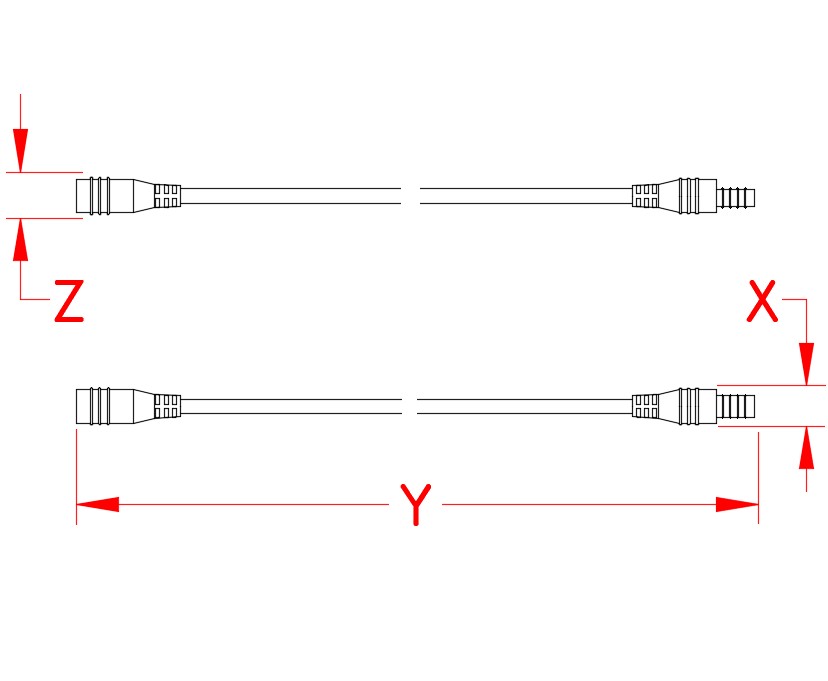 Micro Star™ Extension, LED lights, S0825-EX60-PT, S0825-EX60-SC, S0825-EX300-SC, Line Drawing Micro Star™ Extension, LED lights, S0825-EX60-PT, S0825-EX60-SC, S0825-EX300-SC, Line Drawing